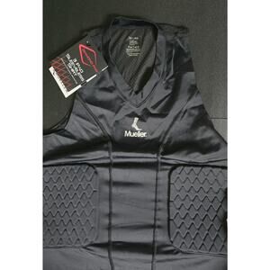 Mueller Diamond Sports 3-Pad Shirt BLACK Impact Padded‎ Adult Large